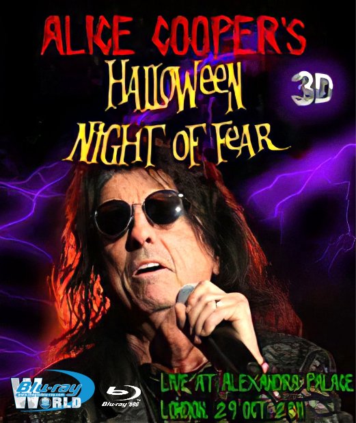 M2024. Alice Cooper - Alice Coopers Halloween Night of Fear 2011 (3D 50G)